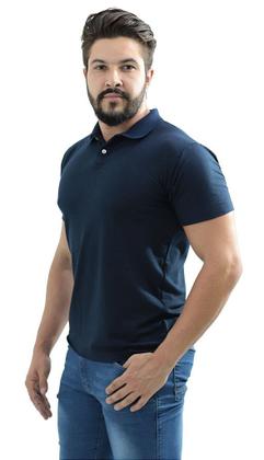 Imagem de Camiseta Polo Spring Slim Fit  Manga Curta - AZUL MARINHO