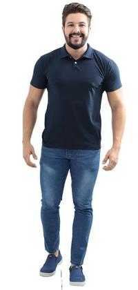 Imagem de Camiseta Polo Spring Slim Fit  Manga Curta - AZUL MARINHO
