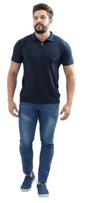 Imagem de Camiseta Polo Spring Slim Fit  Manga Curta - AZUL MARINHO
