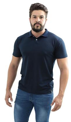 Imagem de Camiseta Polo Spring Slim Fit  Manga Curta - AZUL MARINHO