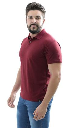 Imagem de Camiseta Polo Spring Slim Fit Manga Curta - VINHO
