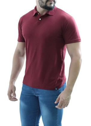 Imagem de Camiseta Polo Spring Slim Fit Manga Curta - VINHO