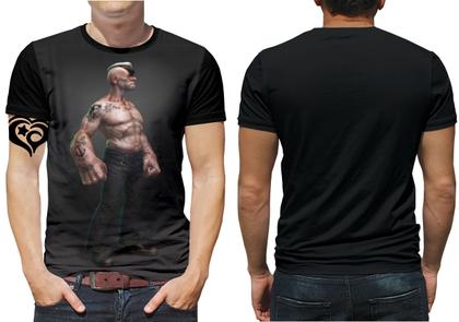 Imagem de Camiseta Popeye PLUS SIZE Olivia Palito Masculina Blusa PNC