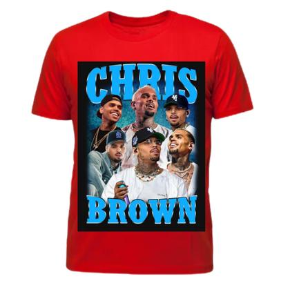 Imagem de Camiseta Premium Chris Brown Camisa Do Momento 100% Algodão