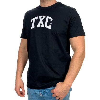 Imagem de Camiseta Preto Estampada Masculina Txc