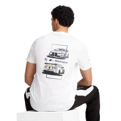 Imagem de Camiseta Puma Bmw MMS Car Graphic Tee 2 - Branca