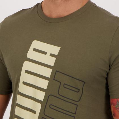 Imagem de Camiseta Puma Power Logo Verde