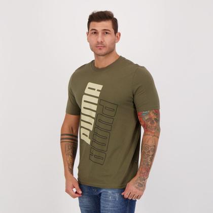 Imagem de Camiseta Puma Power Logo Verde