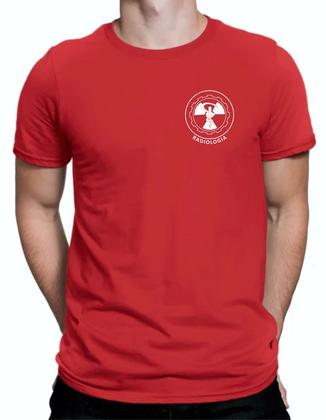 Imagem de Camiseta Radiologia,masculina,básica,100% algodão,estampada