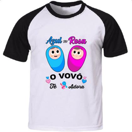 Imagem de Camiseta Raglan Cha Revelacao o Vovo te adora