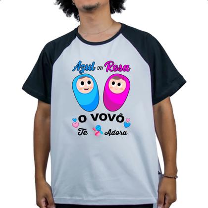 Imagem de Camiseta Raglan Cha Revelacao o Vovo te adora