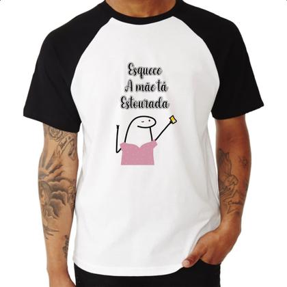 Imagem de Camiseta Raglan Dia das maes Flork Esquece estou estourada