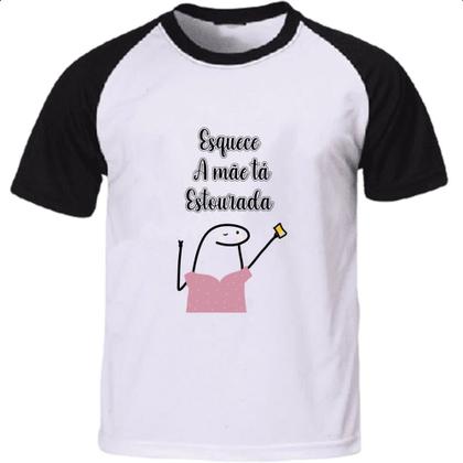 Imagem de Camiseta Raglan Dia das maes Flork Esquece estou estourada