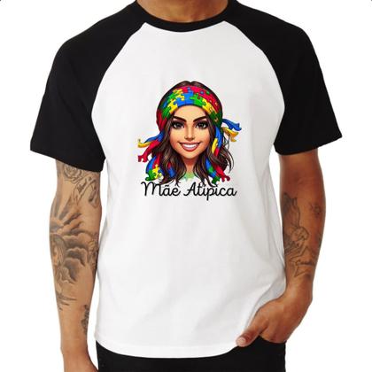 Imagem de Camiseta Raglan Mae Atipica Autismo