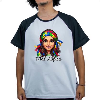 Imagem de Camiseta Raglan Mae Atipica Autismo