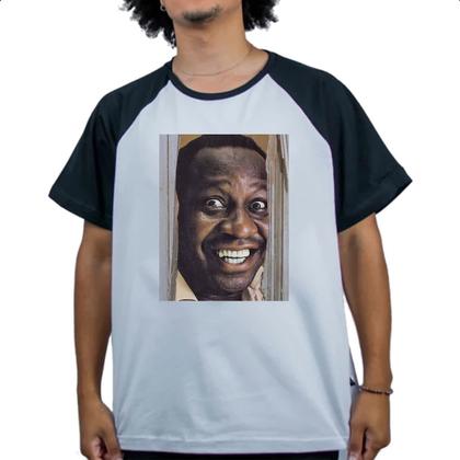 Imagem de Camiseta Raglan Mussum Meme Iluminadis