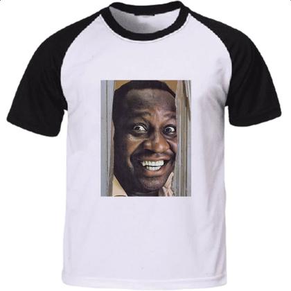 Imagem de Camiseta Raglan Mussum Meme Iluminadis