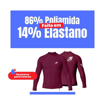 Imagem de Camiseta Rashguard Lycra Surf Mormaii Proteção UV