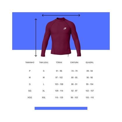 Imagem de Camiseta Rashguard Lycra Surf Mormaii Proteção UV