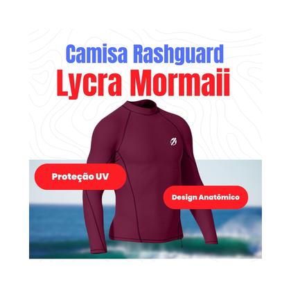 Imagem de Camiseta Rashguard Lycra Surf Mormaii Proteção UV