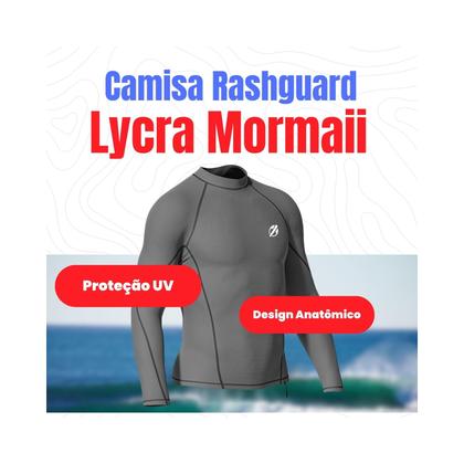Imagem de Camiseta Rashguard Lycra Surf Mormaii Proteção UV