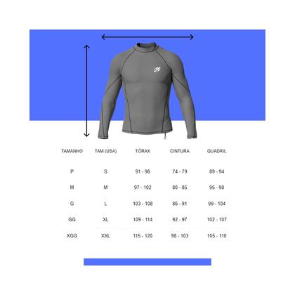 Imagem de Camiseta Rashguard Lycra Surf Mormaii Proteção UV
