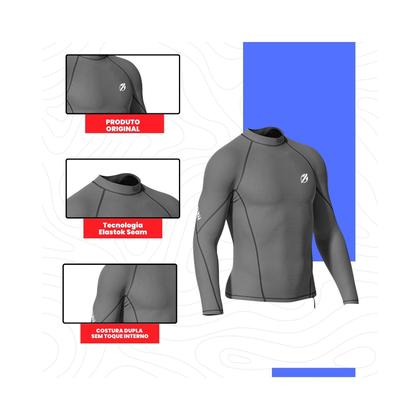 Imagem de Camiseta Rashguard Lycra Surf Mormaii Proteção UV