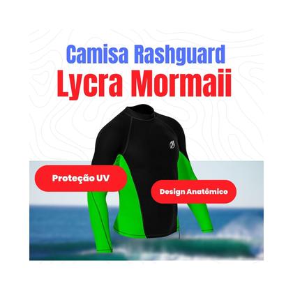 Imagem de Camiseta Rashguard Lycra Surf Mormaii Proteção UV
