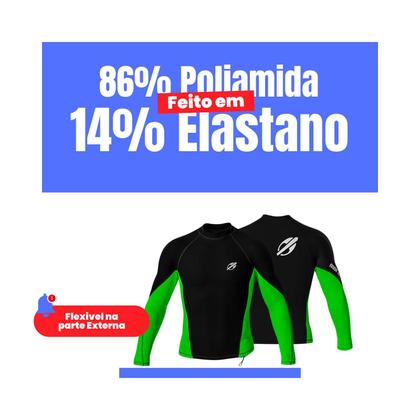 Imagem de Camiseta Rashguard Lycra Surf Mormaii Proteção UV