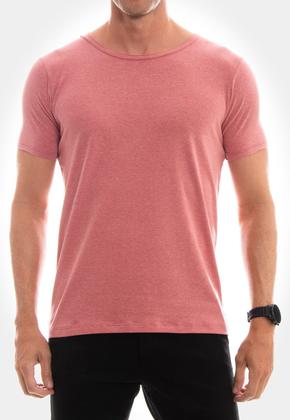 Imagem de Camiseta red feather canoa a fio mescla vermelho