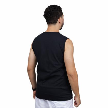 Imagem de Camiseta Regata Camisa Masculina Para Ir A Praia Verão Tecido C/ Elastano Fresco Sol