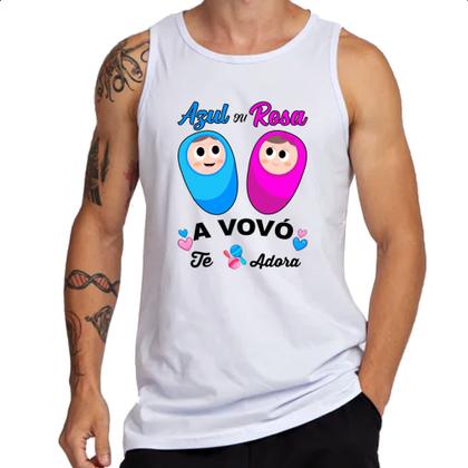 Imagem de Camiseta Regata Cha Revelacao a Vovo te adora