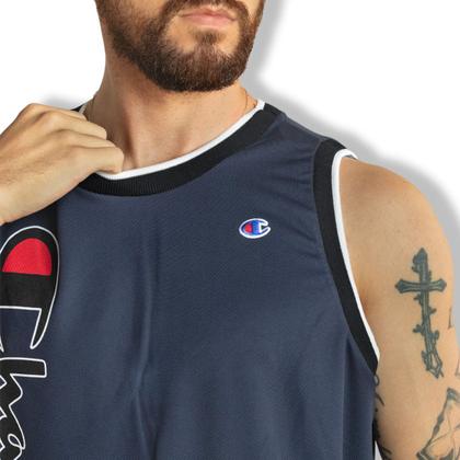 Imagem de Camiseta Regata Champion Basket Script Street Navy