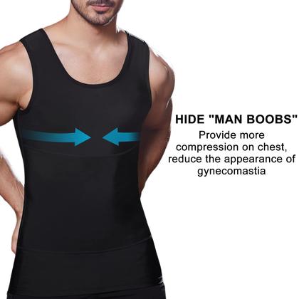 Imagem de Camiseta Regata de Compressão Modeladora Masculina Lgtfy