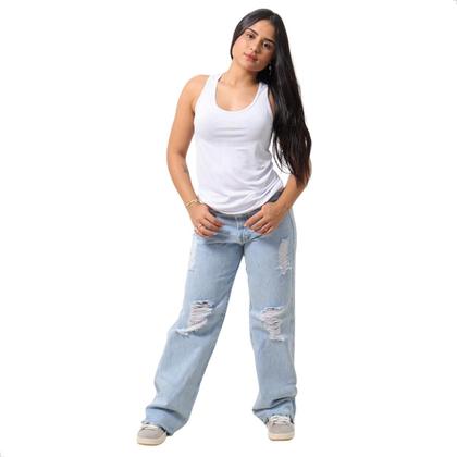 Imagem de Camiseta Regata Femininca viscolyra TechMalhas basica combina com varios looks