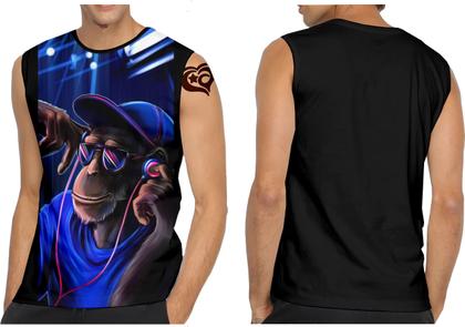 Imagem de Camiseta Regata Macaco MASCULINA Animal Blusa