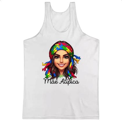 Imagem de Camiseta Regata Mae Atipica Autismo