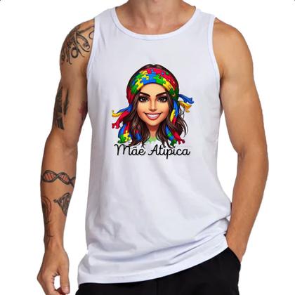 Imagem de Camiseta Regata Mae Atipica Autismo