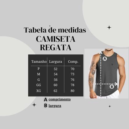 Imagem de Camiseta Regata Masculina Treino Dry Lisa Básica Academia