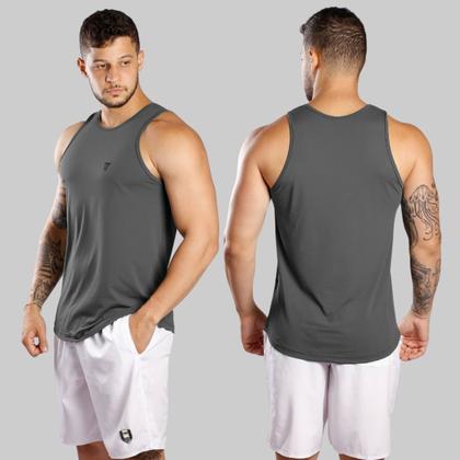 Imagem de Camiseta Regata Masculina Treino Dry Lisa Básica Academia