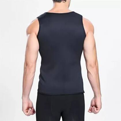 Imagem de Camiseta Regata Modeladora Masculina Fitness Térmica (R35)