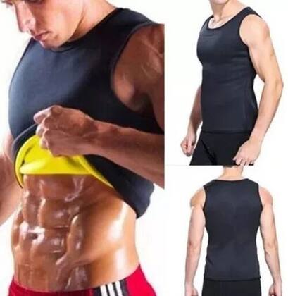Imagem de Camiseta Regata Modeladora Masculina Fitness Térmica (R35)
