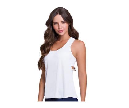 Imagem de Camiseta Regata Super Cavada Feminina Dry Fit Fitness Selene