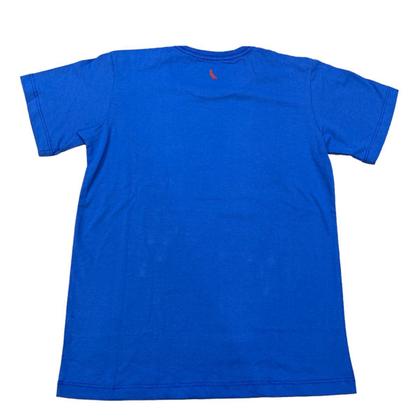 Imagem de Camiseta Reserva Mini Multissauro Azul royal Estampa laranja