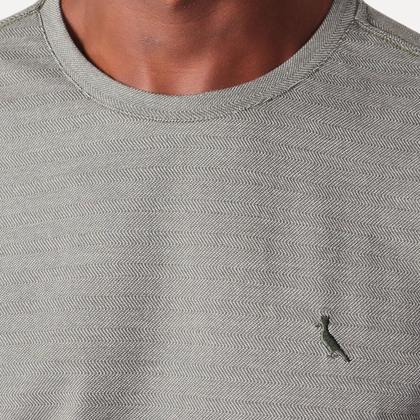 Imagem de Camiseta Reserva Regular Espinha de Peixe Cinza Escuro