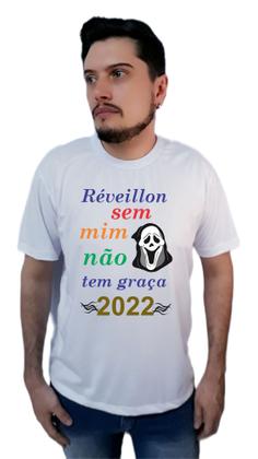 Imagem de Camiseta réveillon 2022 branca