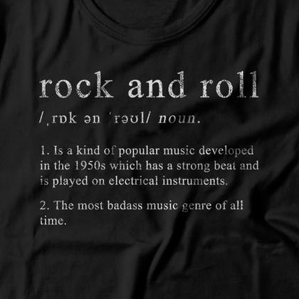 Imagem de Camiseta Rock And Roll Definition
