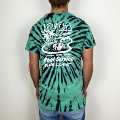 Imagem de Camiseta Rvca Pool Service Tie Dye Verde