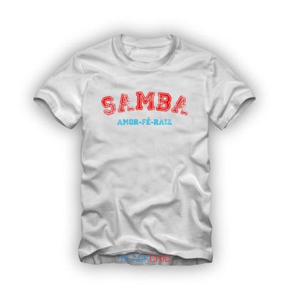Imagem de Camiseta Samba Amor Fé Raiz Pagode Masculina