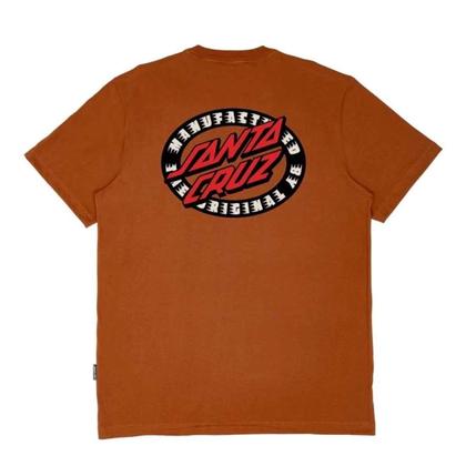 Imagem de Camiseta Santa Cruz MFG Oval Dot SS Marrom